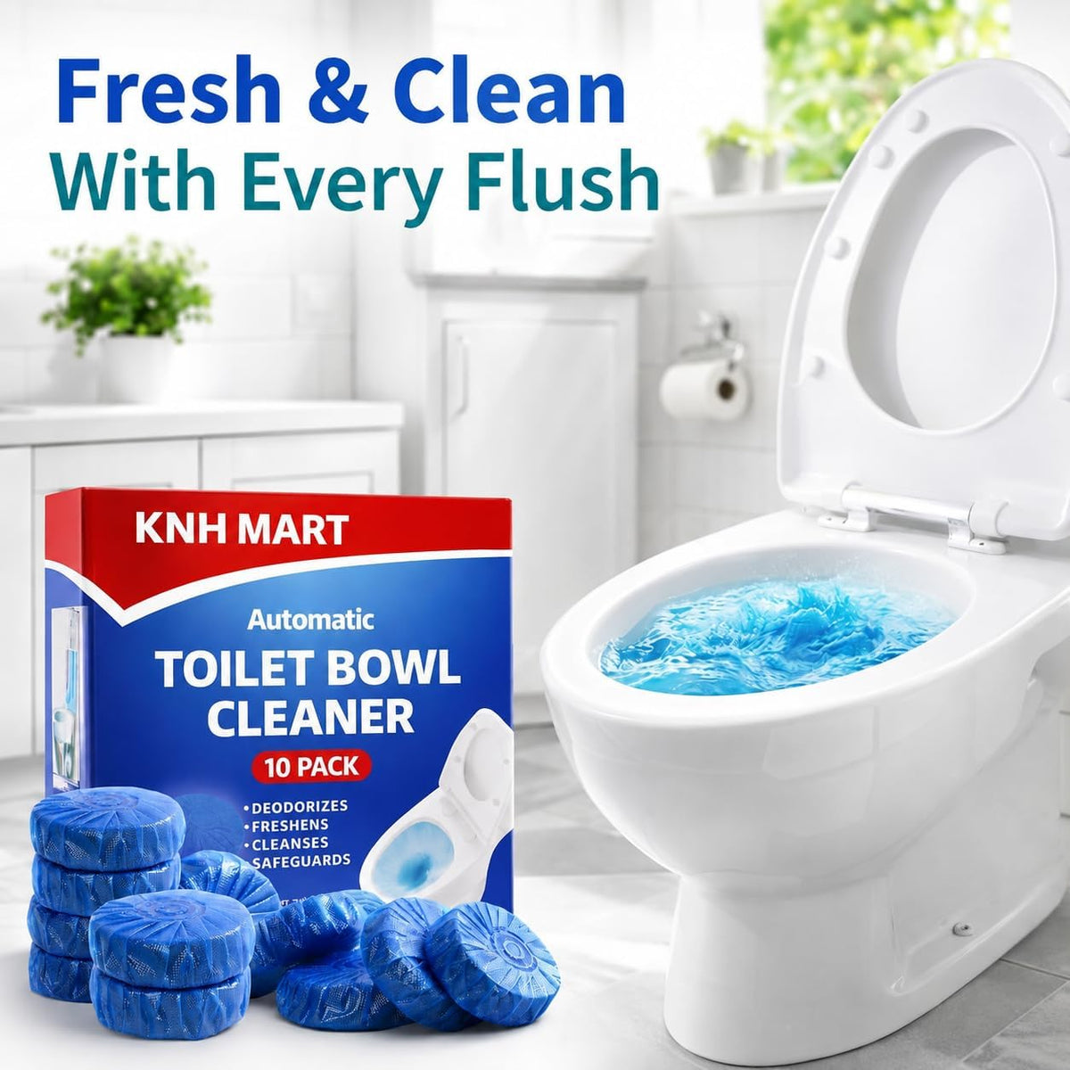 Toilet Bowl Freshener & Cleaner Tablets